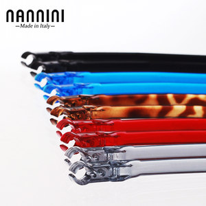 Italian Nanyi simple style glasses rack transparent gray -red blue black leopard pattern amber six colors