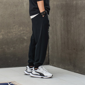 Retro and versatile men's sweatpants, loose casual pants, trendy brand stretch three-dimensional tapered leggings, sports men's pants