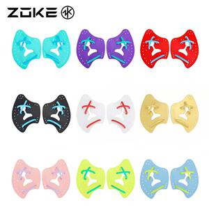 
Zhou Ke ZOKE paddling palm for women, teenagers and children swimming professional training ax type half palm dragon pattern red rabbit