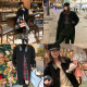 NAZ's new large size winter new mid-length double-sided leather collar fur all-in-one fat mm plush women's jacket