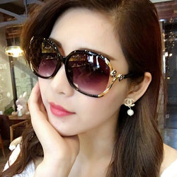 2026 New Style Sunglasses for Women, High-End Summer Trendy Polarized Sun Protection Sunglasses, Large Frame Round Slimming Glasses