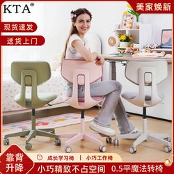 Kta Small Computer Chair Does Not Take up Space, Comfortable Study Chair, Small Makeup Chair for Girls, Ergonomic Lift Chair