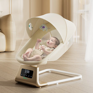 
Cool Douding baby electric rocking chair coaxes to sleep with baby rocking chair coaxes to comfort newborn recliner cradle bed