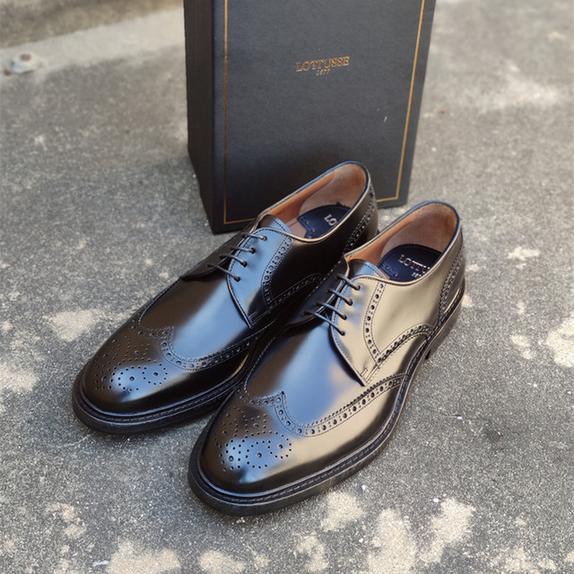 Scarpe Stringate Uomo Lottusse L6724 – Brogue Classiche In Pelle, Design Elegante Per Ufficio E Occasioni Formali – Disponibili In Varie Taglie - 3