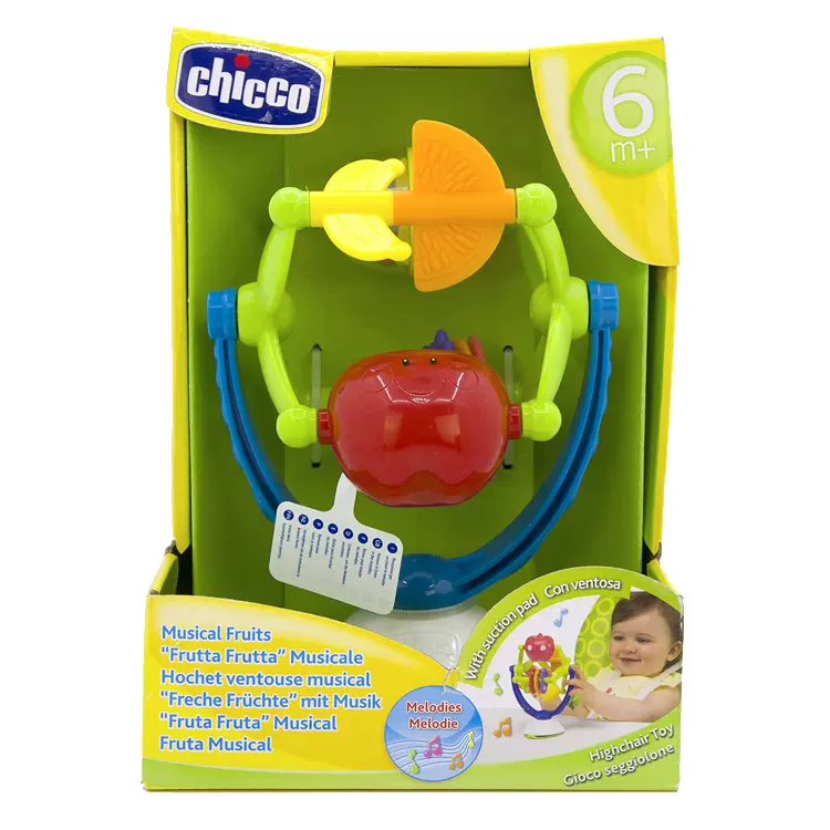 Hochet Ventouse Musical Fruits CHICCO