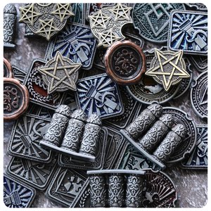 [Mo Fish Game] Strange Town Card Version Second Season Boarding Accessories Special Metal Steam
