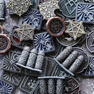 [Mo Fish Game] Strange Town Card Version Second Season Boarding Accessories Special Metal Steam
