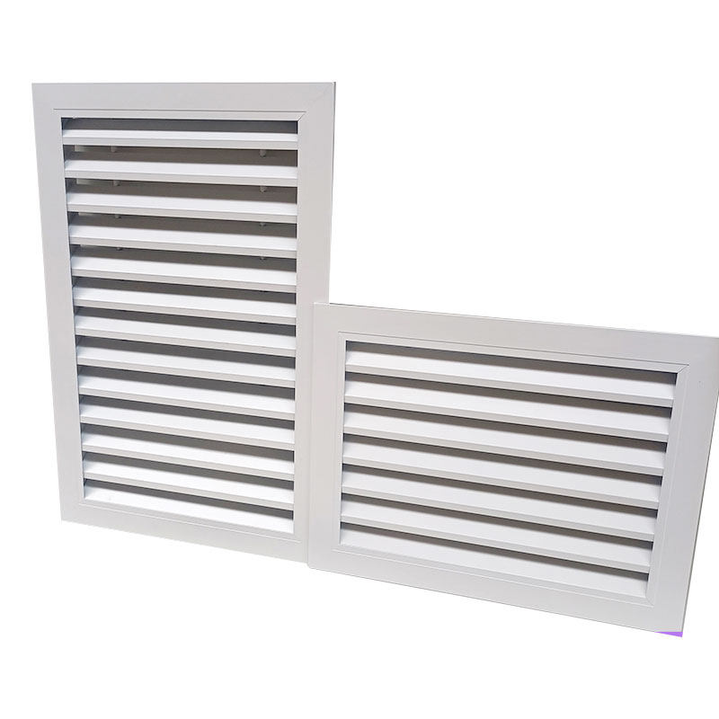 Grille D'aération à Visser Persienne Alu Blanc 1LM1030B - NICOLL
