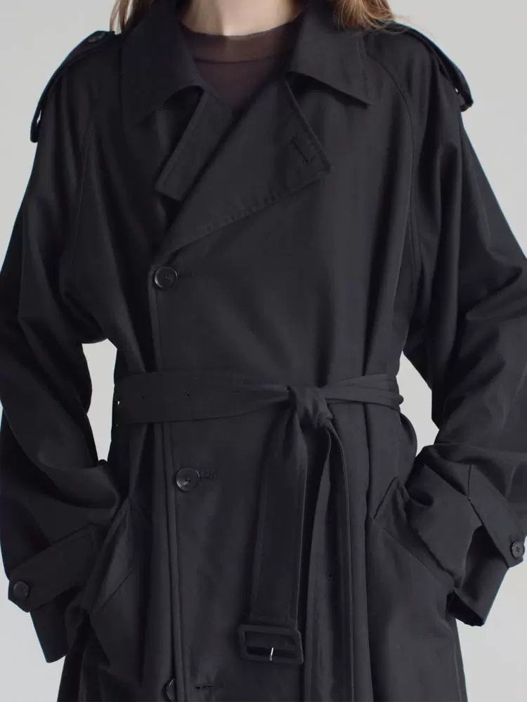 交換無料! auralee washed longcoat twill cupro finx - トレンチコート