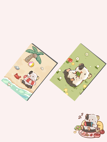 Biyi Tuanzi ポストカード - かわいい漫画アニメデザイン