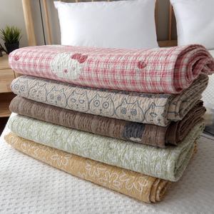 
Class A pure cotton gauze bed cover, pure cotton thickened bed sheet, suitable for all seasons, can be spread or covered, can be used as sofa towel and blanket