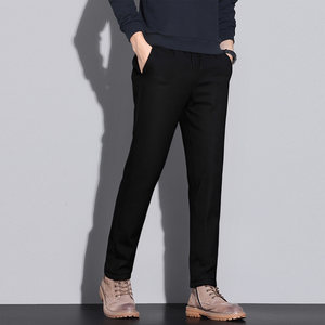 
90 duck down, thickened, warm and cold-proof, elastic and comfortable, elastic waist, winter men's straight down pants H1261