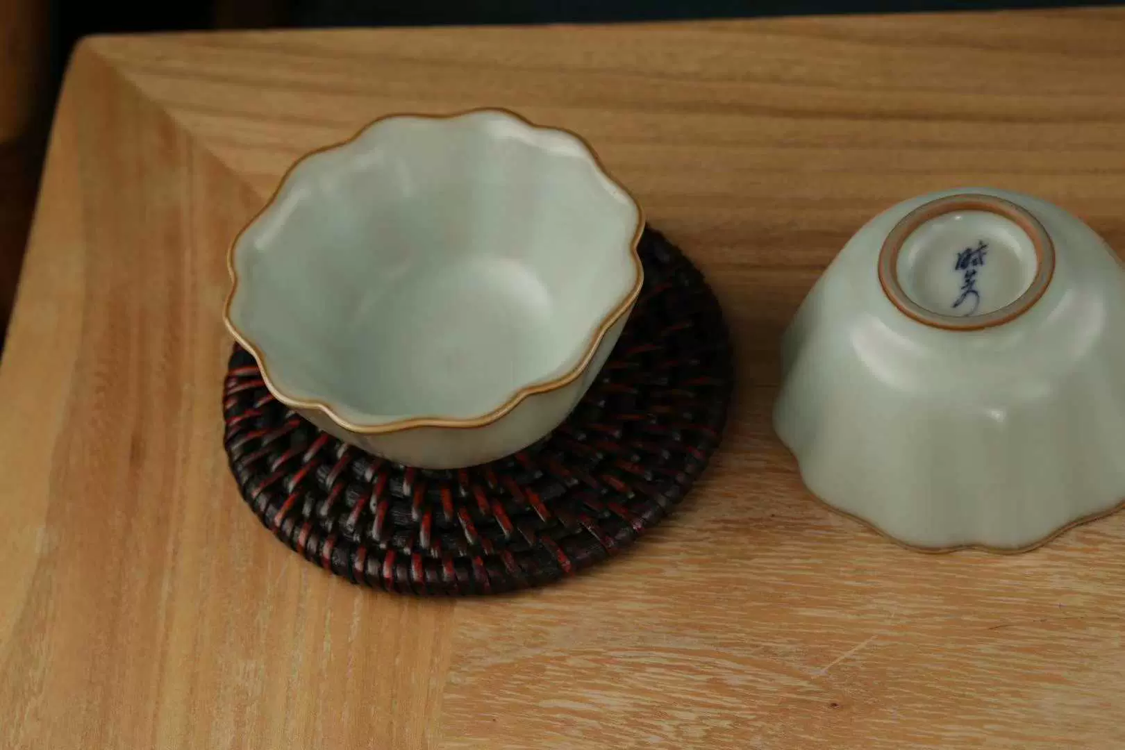 暁芳窯　蔡曉芳先生の茶杯 暁芳窯 蔡曉芳先生の茶杯 暁芳窯 蔡曉芳先生の茶杯 （台湾の