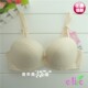 Yilanfen girl underwear soft steel ring gathering fixed student bra middle mold cup with large size summer white 1405