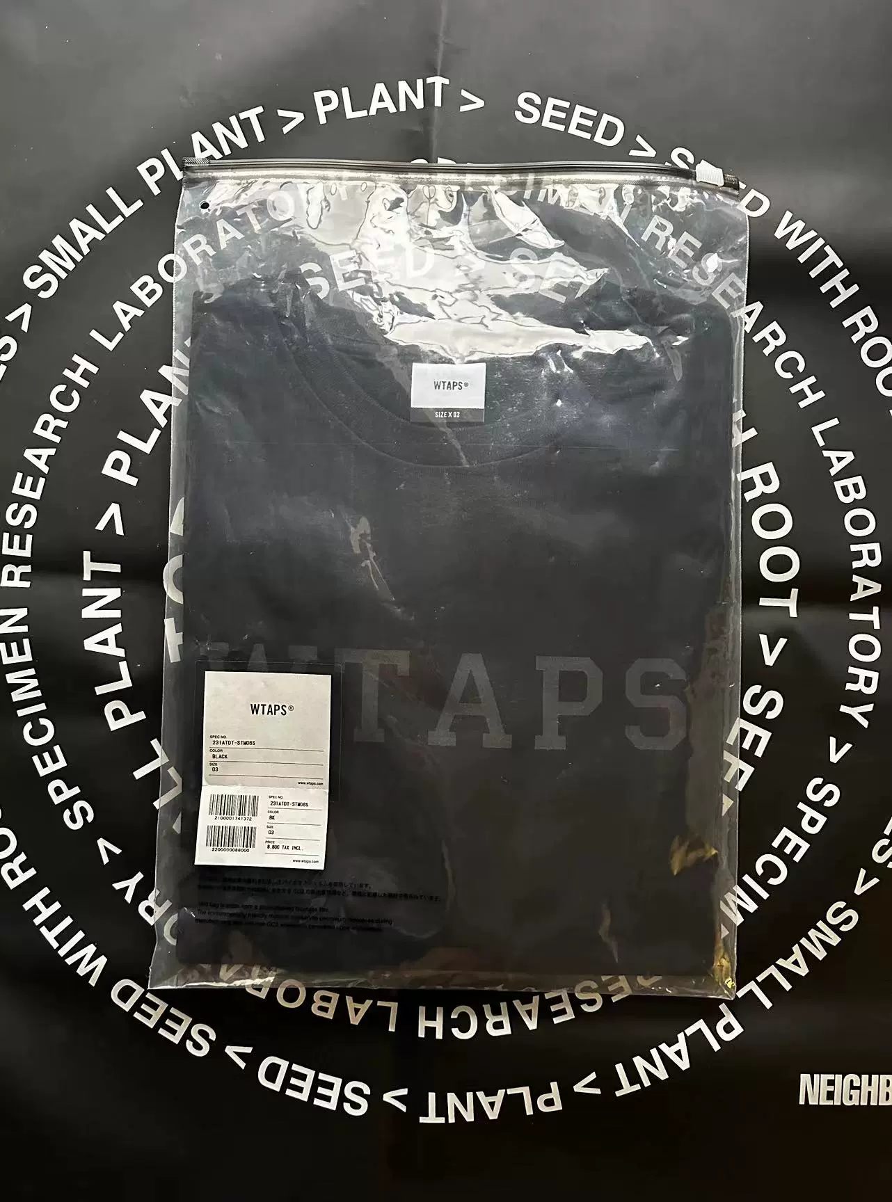 现货WTAPS COLLEGE SS COTTON EX46 隐藏款限定LOGO宽松T恤23SS-Taobao