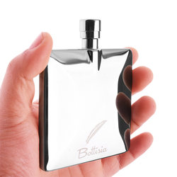 304 Stainless Steel Mini Arched Flask Outdoor Portable Small Wine Flask Mirror Finish Flask Men's Wine Set