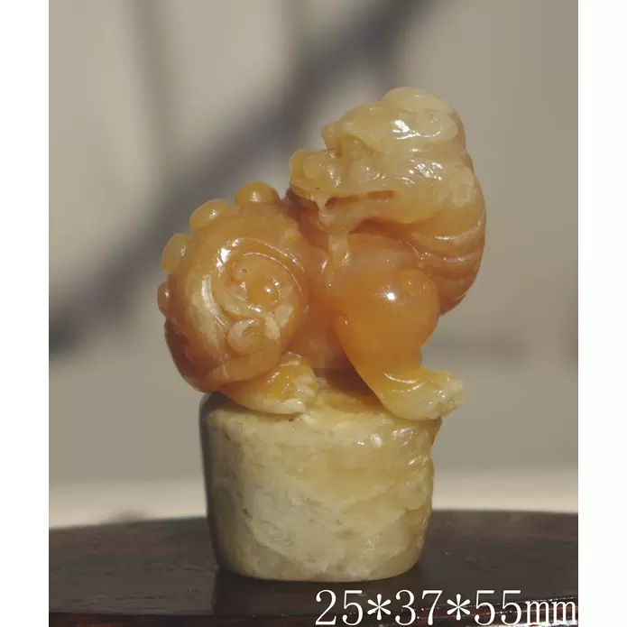 寿山石大山黄冻文玩小件奇石温润凝实正宗品种收藏礼