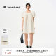 
The same style light people puff sleeve dress for women in the shopping mall, women's summer loose temperament square collar short-sleeved skirt BDR2LD1071