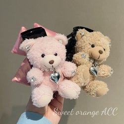 Dongdaemun Cute Plush Large Claw Clip Cartoon Teddy Bear Ab Version Shark Clip Cute Large Claw Clip for Girls