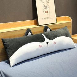 Long Pillow for Bed, Totoro Pillow, Soft Cushion, Double Backrest, Waist Support Backrest Pillow, Large Cushion for Tatami Bed, for Women