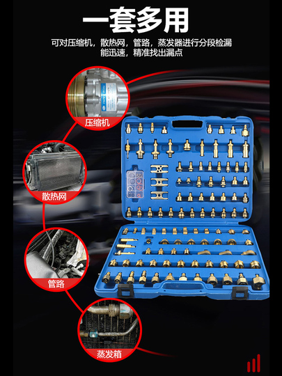 Kit Détecteur De Fuite De Climatisation Automobile Universel – Outil De Diagnostic Pour Système A/C