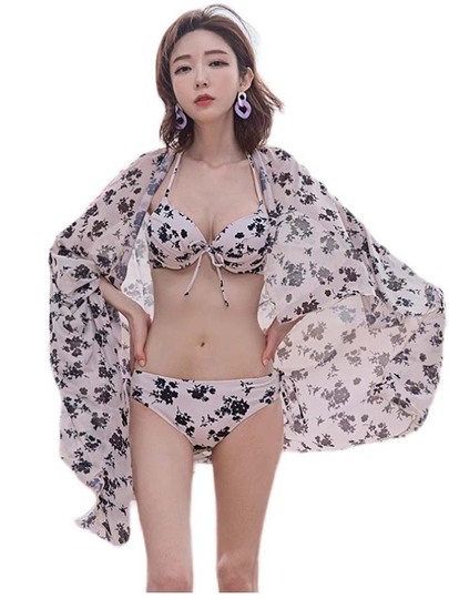 Favido レディース トライアングルビキニ - ワイヤー入りレトロ