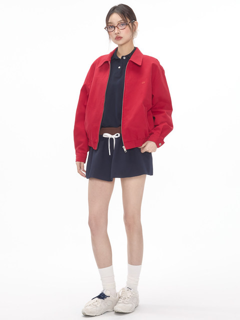 CODICE 25SS Red Harrington Jacket Spring Basic Commuter for Men and ...