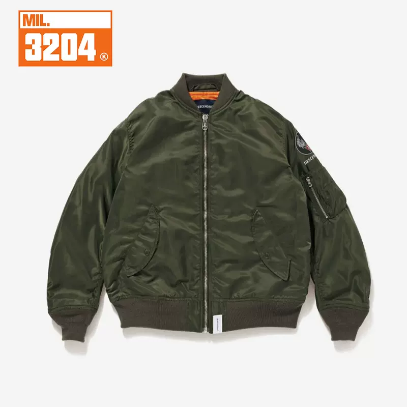 订货DESCENDANT D-MA1-M NYLON JACKET DCDT 20SS 空军飞行夹克-Taobao