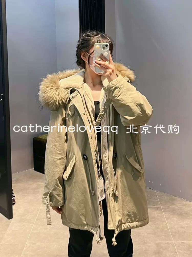 MOUSSY 国内代购 毛绒可拆内胆保暖N3B棉服外套 028GA730-5520-Taobao