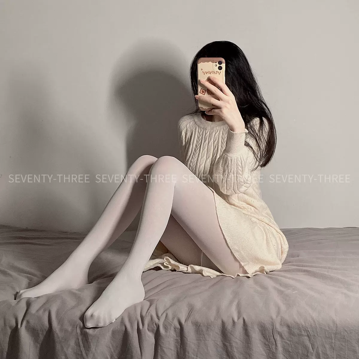 肉丝袜 80D天鹅绒美腿袜薄微透肉丝袜打底连裤袜子女性感