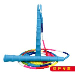 Winning the Crown 2.7m Person Fancy Short Rope Soft Bamboo Jump Rope Figure-Eight Interactive Jump 10-Person Synchronized Long Rope 001