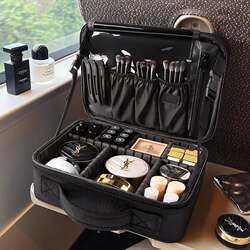 Japanese Cosmetic Bag for Women, Portable, Large Capacity, 2026 New Model, High-End Travel Makeup Case, Storage Toiletry Bag