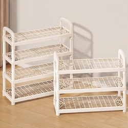 Plastic Simple Shoe Rack for Student Dormitory Entryway, Detachable Shoe Cabinet, Multifunctional Dormitory Storage Rack, Durable