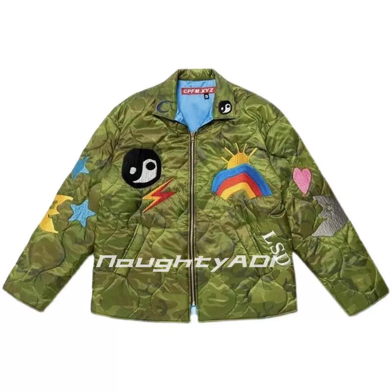 CPFM x HUMAN MADE LYSERGIC CAMO JACKET 軍綠色休閒夾克外套-Taobao