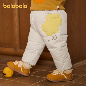 
Balabala children's clothing children's down pants boys wear trousers winter girls' pants warm pants 2025 new style