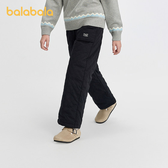 
Balabala One children's clothing girls' trousers children's straight down pants 2025 new winter clothing warm