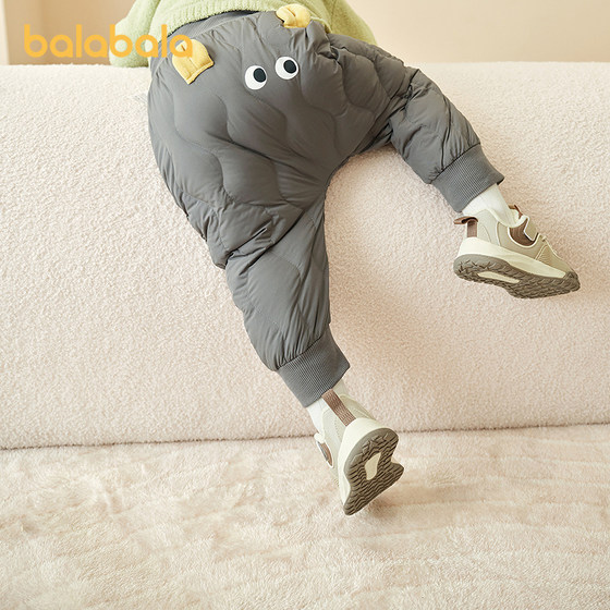 
Balabala balaOne children's down pants for boys and girls' trousers for babies keep warm 2025 winter new high waist