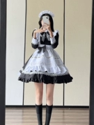 Cosplay sexy hầu gái  lolita anh cao quý người giúp việc trang phục cos quần áo sexy đen trắng dài tay anime lolita nam cộng với kích thước váy Trang phục hầu gái maid cosplay trang phục cosplay hầu nữ