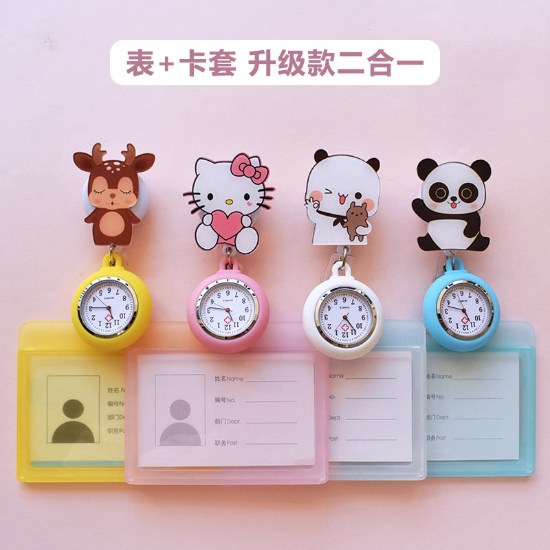 Montre D'infirmière Rétractable : Montre De Poche En Forme De Cu0153ur à