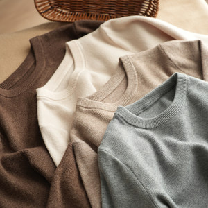 
Class A ready-to-wear dyed children's round neck sweater for boys and girls knitted sweaters for medium and large children pullover autumn and winter children's clothing