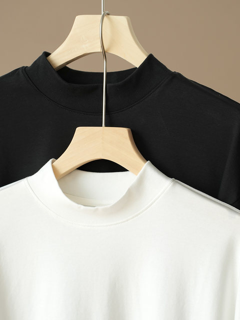 50 count Pima cotton T-shirt double-sided liquid ammonia women's ...