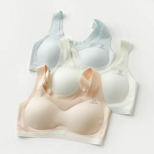 
Second stage girl bra, thin underwear for middle and late stages of girls' development, children's wide shoulders, markless vests, four-season style