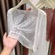 Lace high-end sun protection lace cardigan small jacket thin summer suspender skirt with mesh vest top for women
