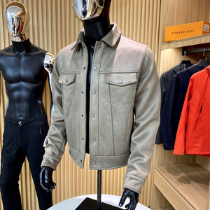 
Spanish bud high-end! 2024 spring new product! High-end texture and delicate suede men's retro jacket trend