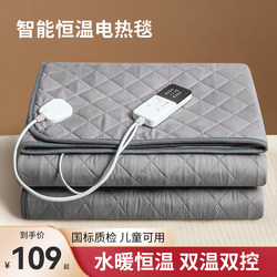 2025 New Model Water-Heated Electric Blanket for Single or Double Use, Dual Control, Intelligent Temperature Adjustment, Household Electric Mattress, Water Circulation Heating Pad