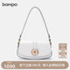 BAMPO/Banpo original design underarms bag counter high -end layer cowhide niche saddle shoulder mesengers women
