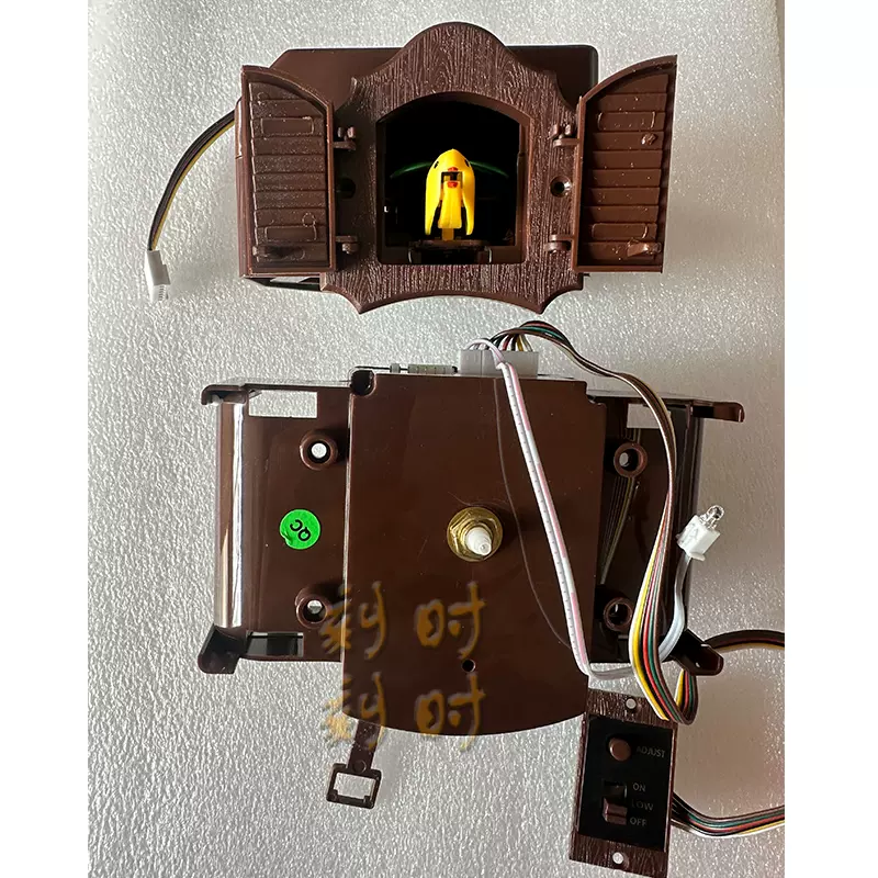 聖時嘉復古懷舊風格布穀鳥掛鐘配件光控整點報時機芯含鳥盒