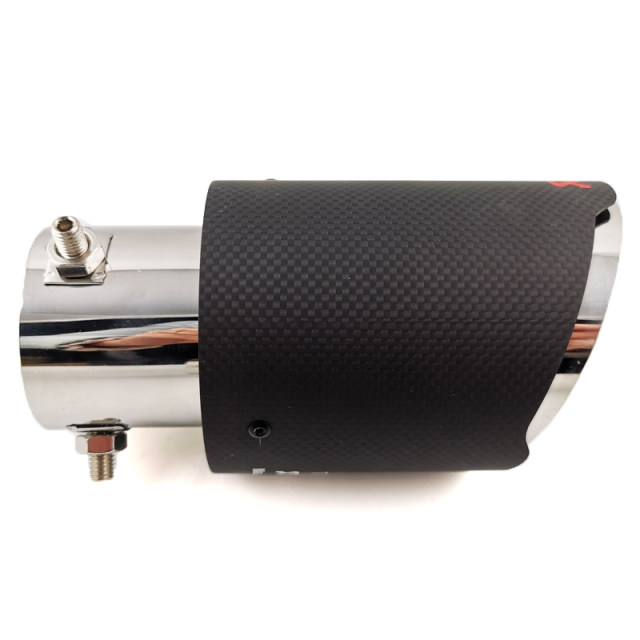 Imported Mitsubishi Pajero V73 tail throat V93 exhaust pipes V87 modified V97 carbon fiber car decoration accessories

