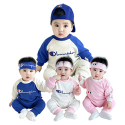 Baby Autumn Jumpsuit Sporty Girl Newborn 6 Months Super Cute Stylish Romper Boy Baby ins Spring Outing Outfit