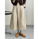 2025 spring boutique casual commuting fashionable large size design sense irregular pleated A-line umbrella skirt skirt for women